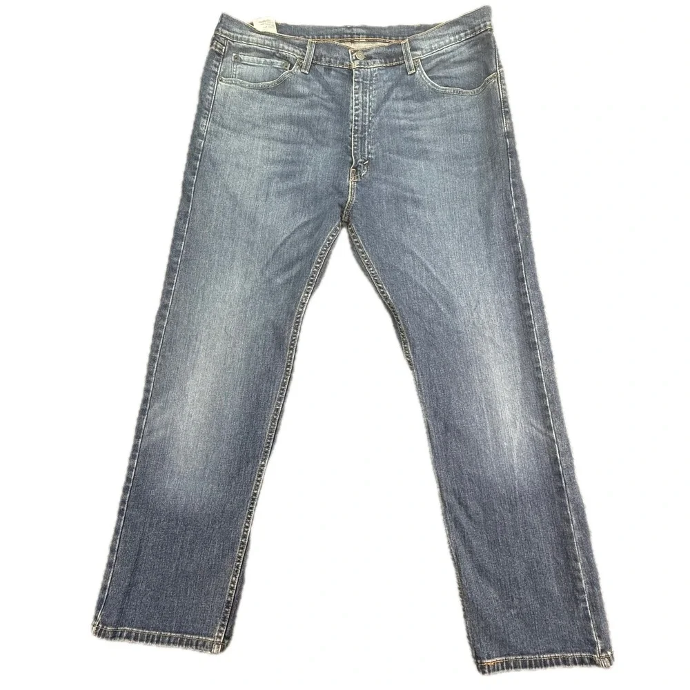 Levi's‎ 505 Regular Fit Jeans Mens W40 L30 Blue Straight Leg Denim Pants